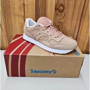 Saucony DXN Trainer CL Pink Women's Retro Shoes Size 7